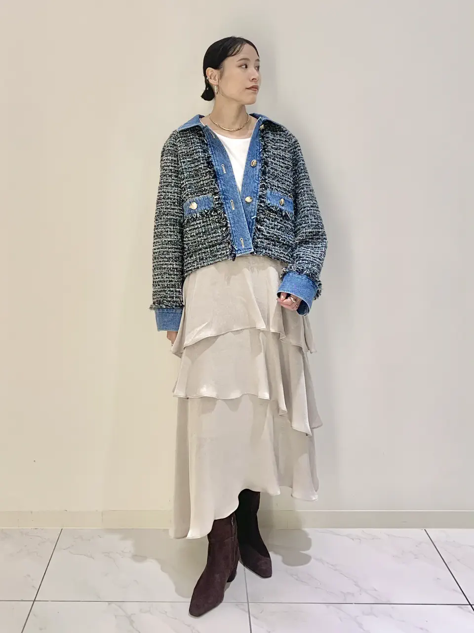  haruka iwasaki コーディネート画像