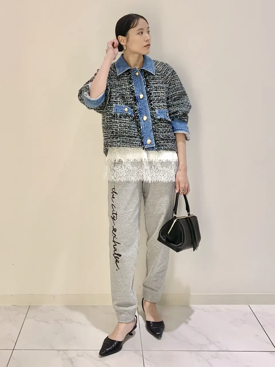  haruka iwasaki コーディネート画像