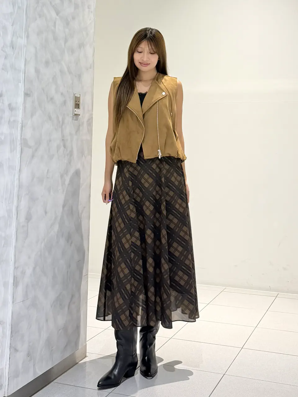 GRACE CONTINENTAL momo コーディネート画像