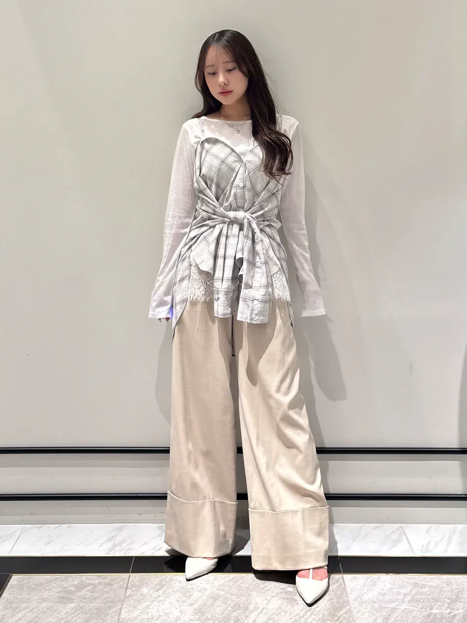 GRACE CONTINENTAL Kiku コーディネート画像
