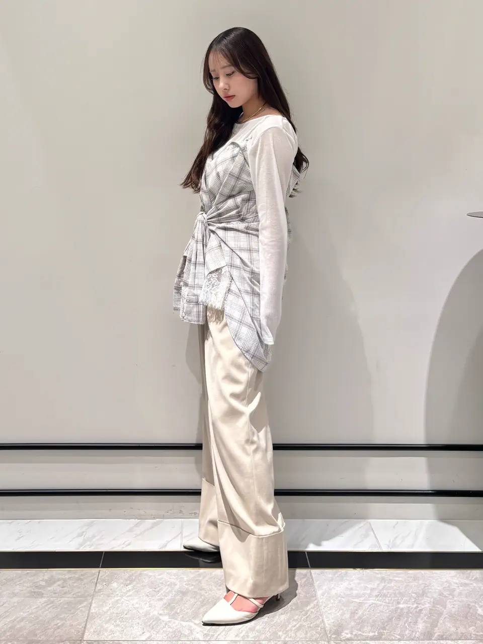 GRACE CONTINENTAL Kiku コーディネート画像