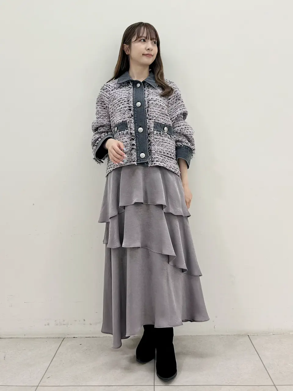 GRACE CONTINENTAL Miu Akamatsu コーディネート画像