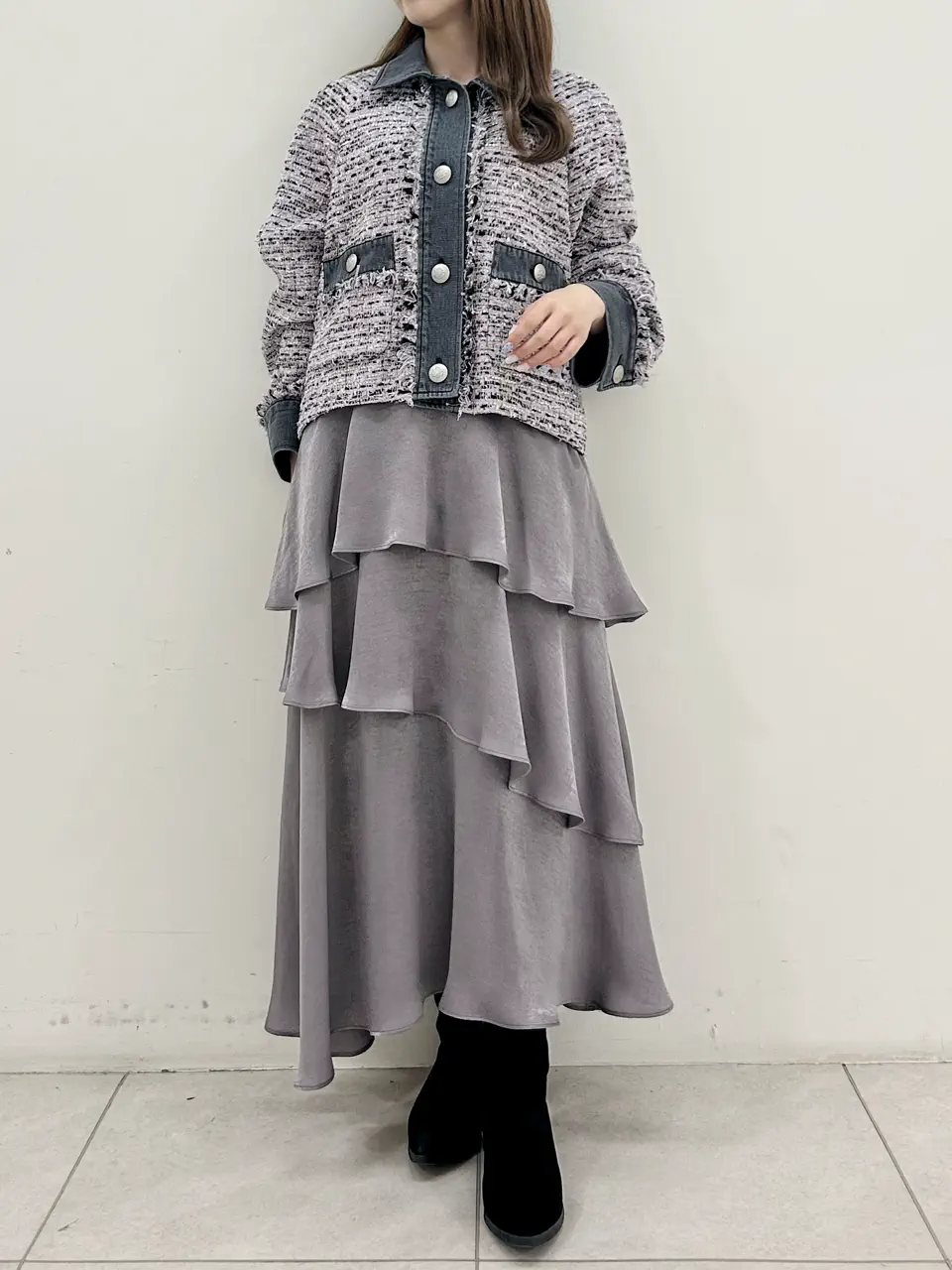 GRACE CONTINENTAL Miu Akamatsu コーディネート画像