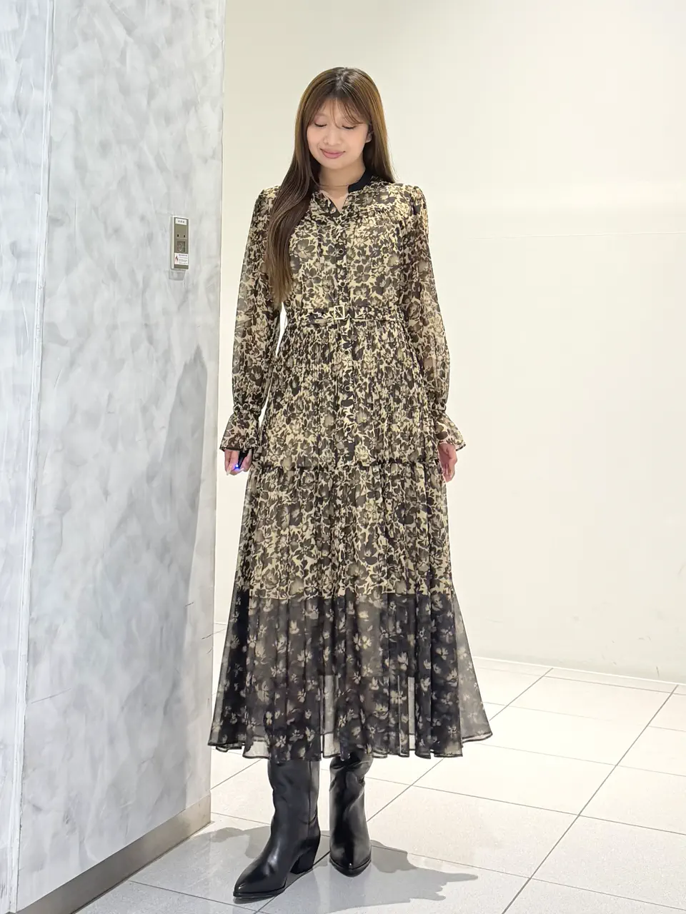 GRACE CONTINENTAL momo コーディネート画像