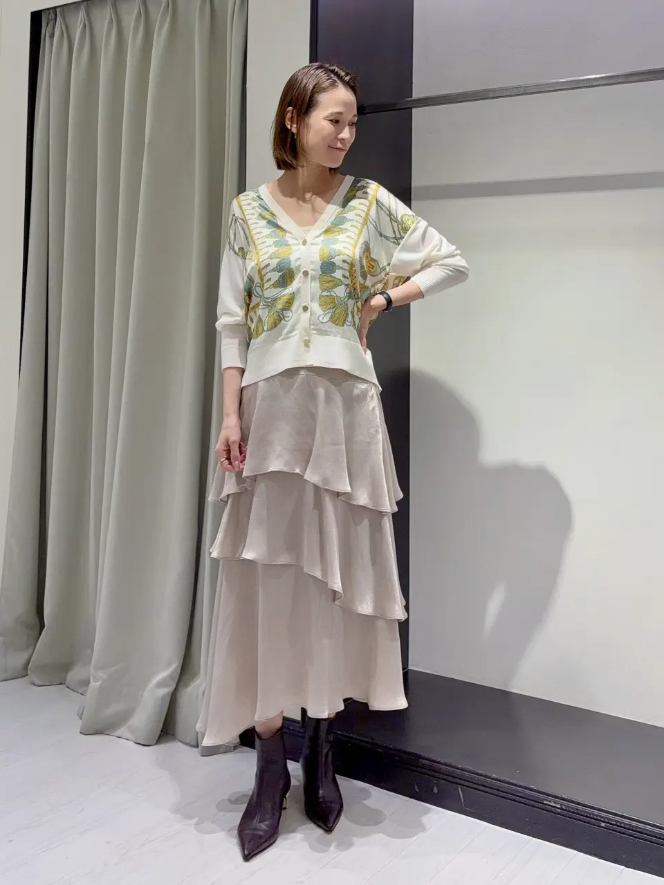 GRACE CONTINENTAL 亀田 未希 コーディネート画像