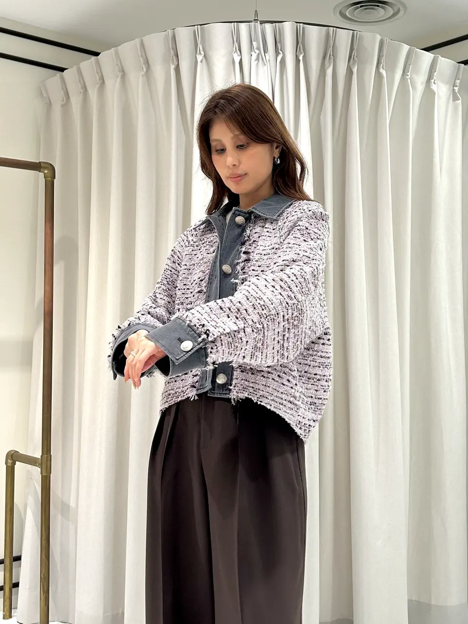 GRACE CONTINENTAL 志田　悠 コーディネート画像