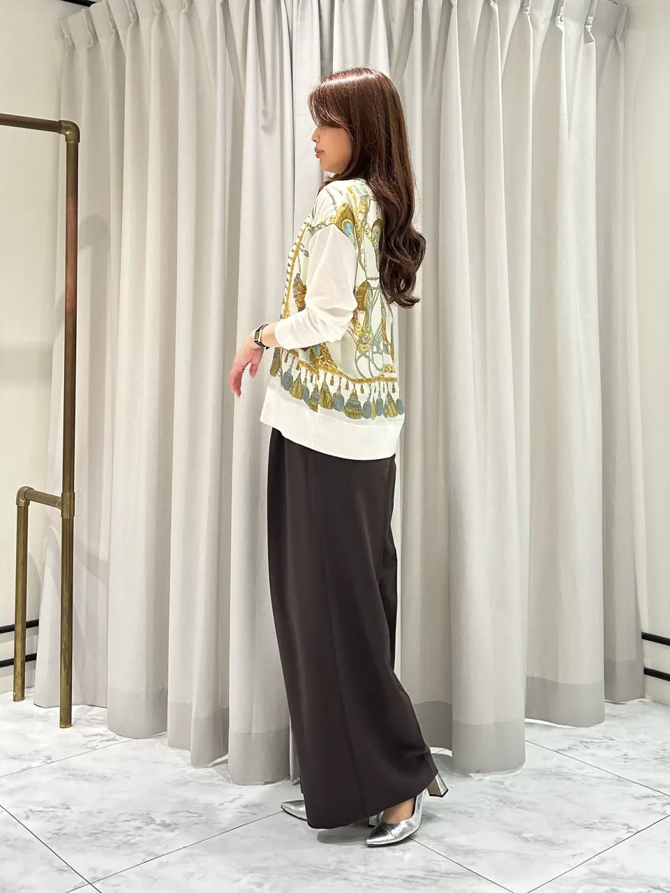 GRACE CONTINENTAL 志田　悠 コーディネート画像