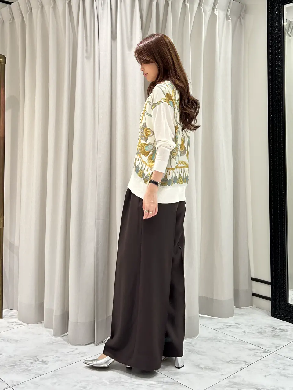 GRACE CONTINENTAL 志田　悠 コーディネート画像