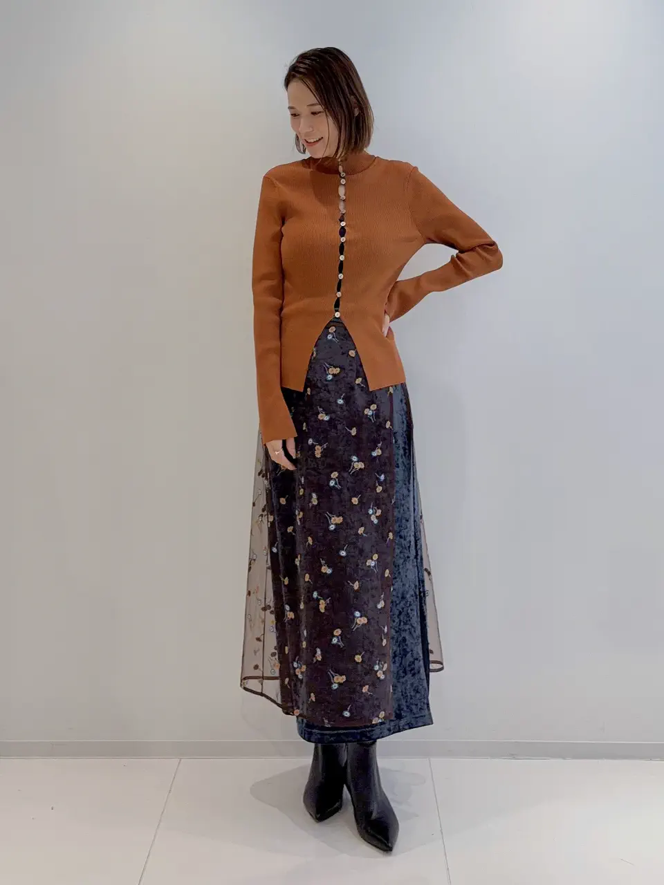 GRACE CONTINENTAL 亀田 未希 コーディネート画像