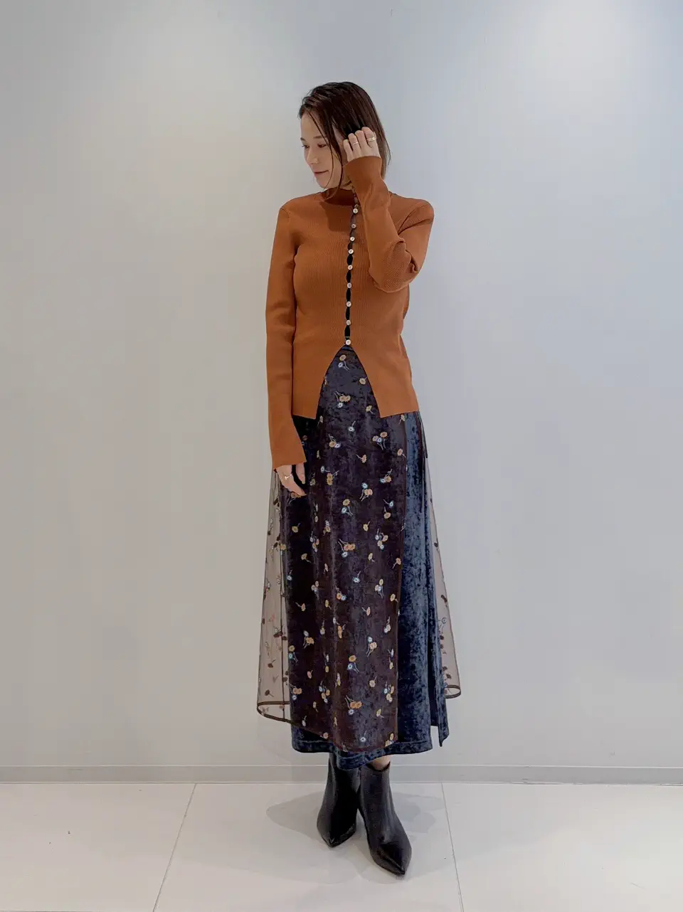 GRACE CONTINENTAL 亀田 未希 コーディネート画像