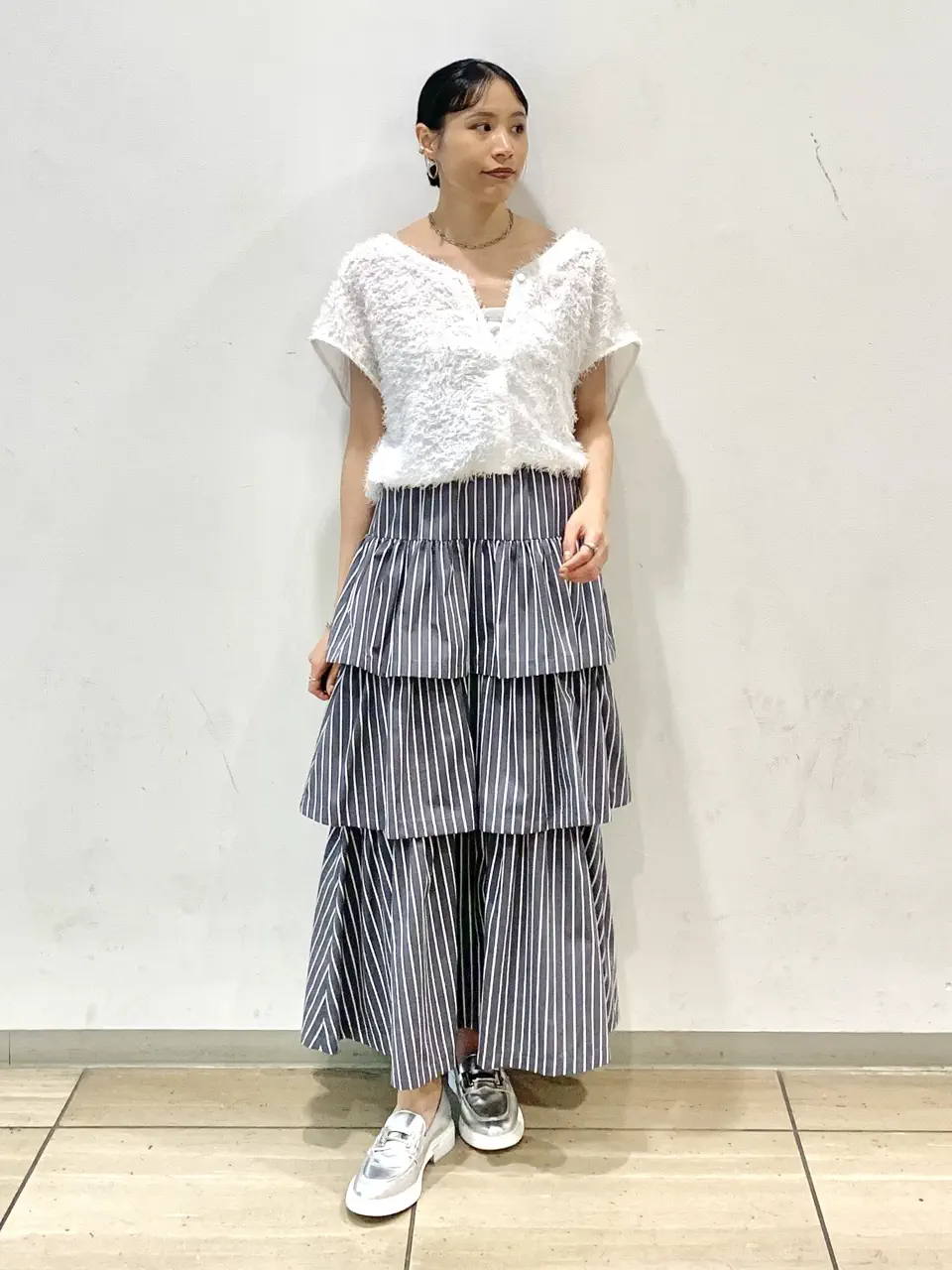 haruka iwasaki コーディネート画像