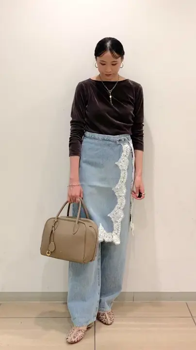 GRACE CONTINENTAL haruka iwasaki コーディネート画像