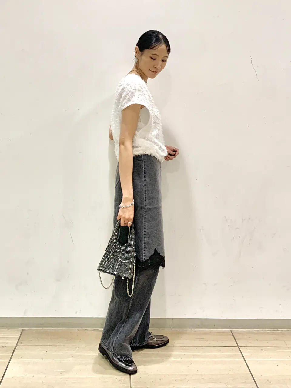 GRACE CONTINENTAL haruka iwasaki コーディネート画像