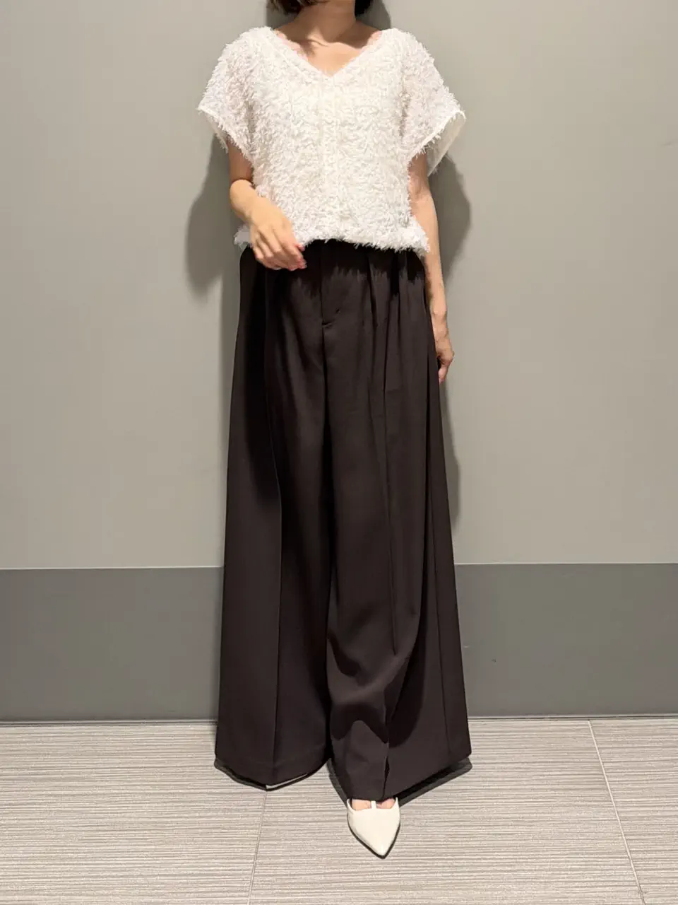 GRACE CONTINENTAL MORITA AI コーディネート画像