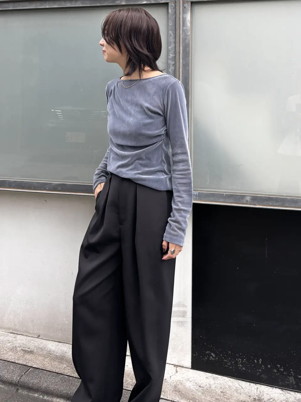 GRACE CONTINENTAL Hikaru Okada コーディネート画像