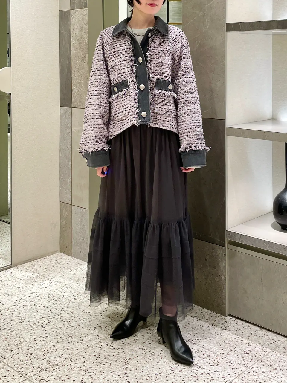 GRACE CONTINENTAL 三浦　芙優 コーディネート画像