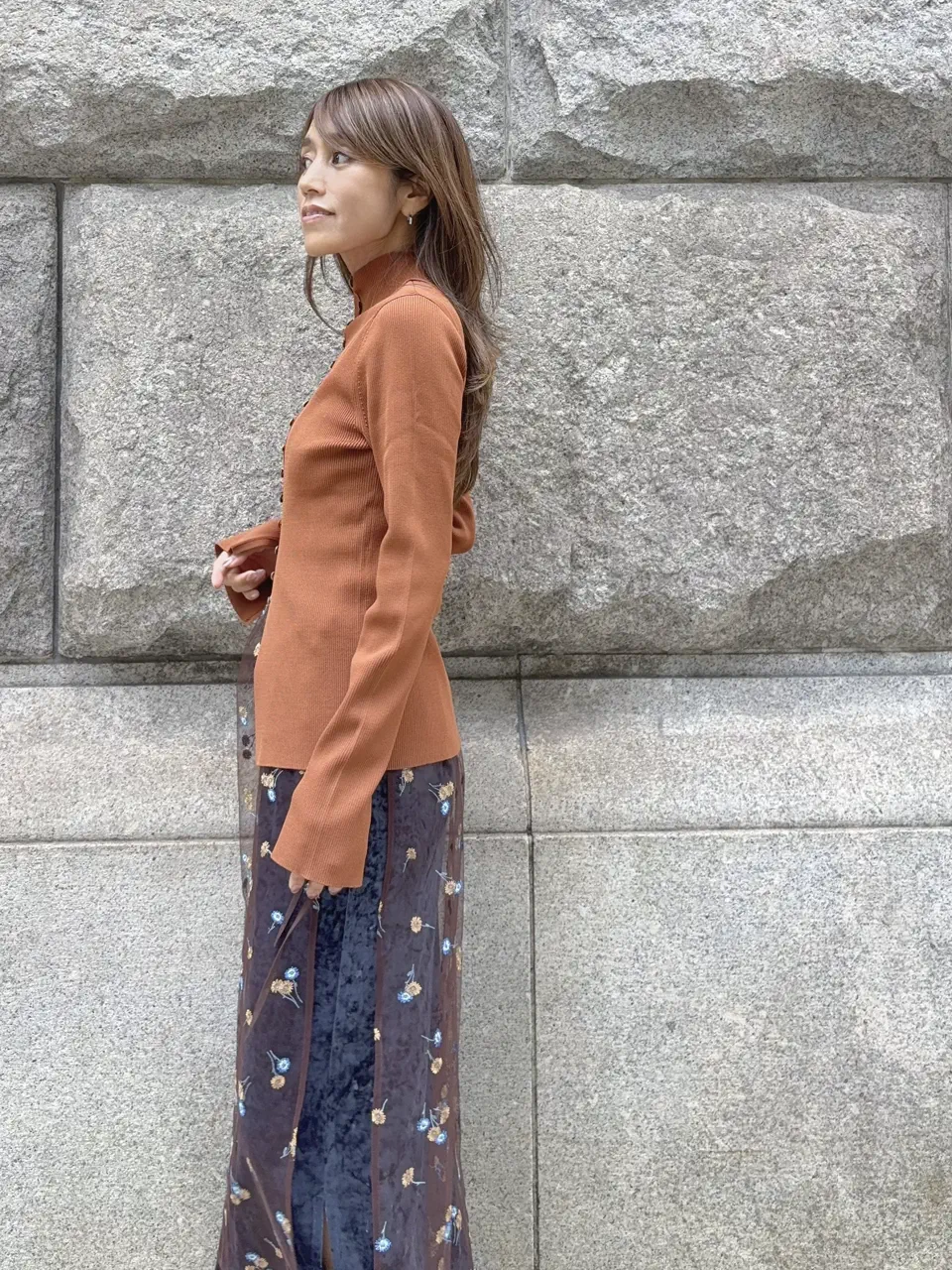 GRACE CONTINENTAL yukimi yonee コーディネート画像