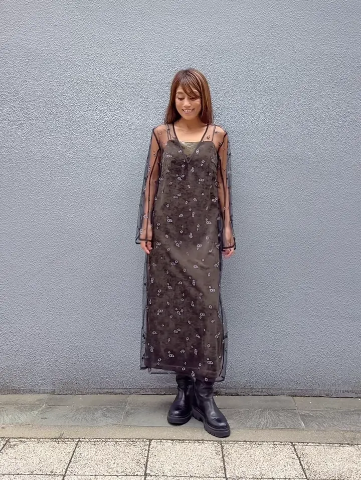 GRACE CONTINENTAL yukimi yonee コーディネート画像