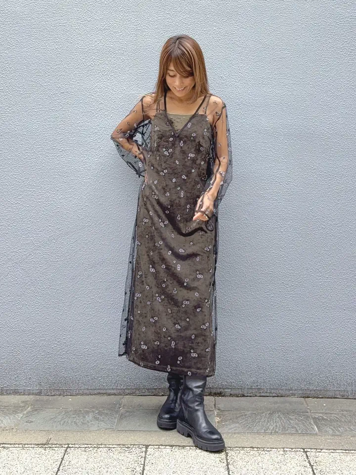GRACE CONTINENTAL yukimi yonee コーディネート画像