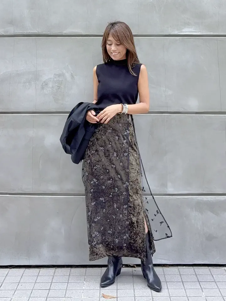 GRACE CONTINENTAL yukimi yonee コーディネート画像