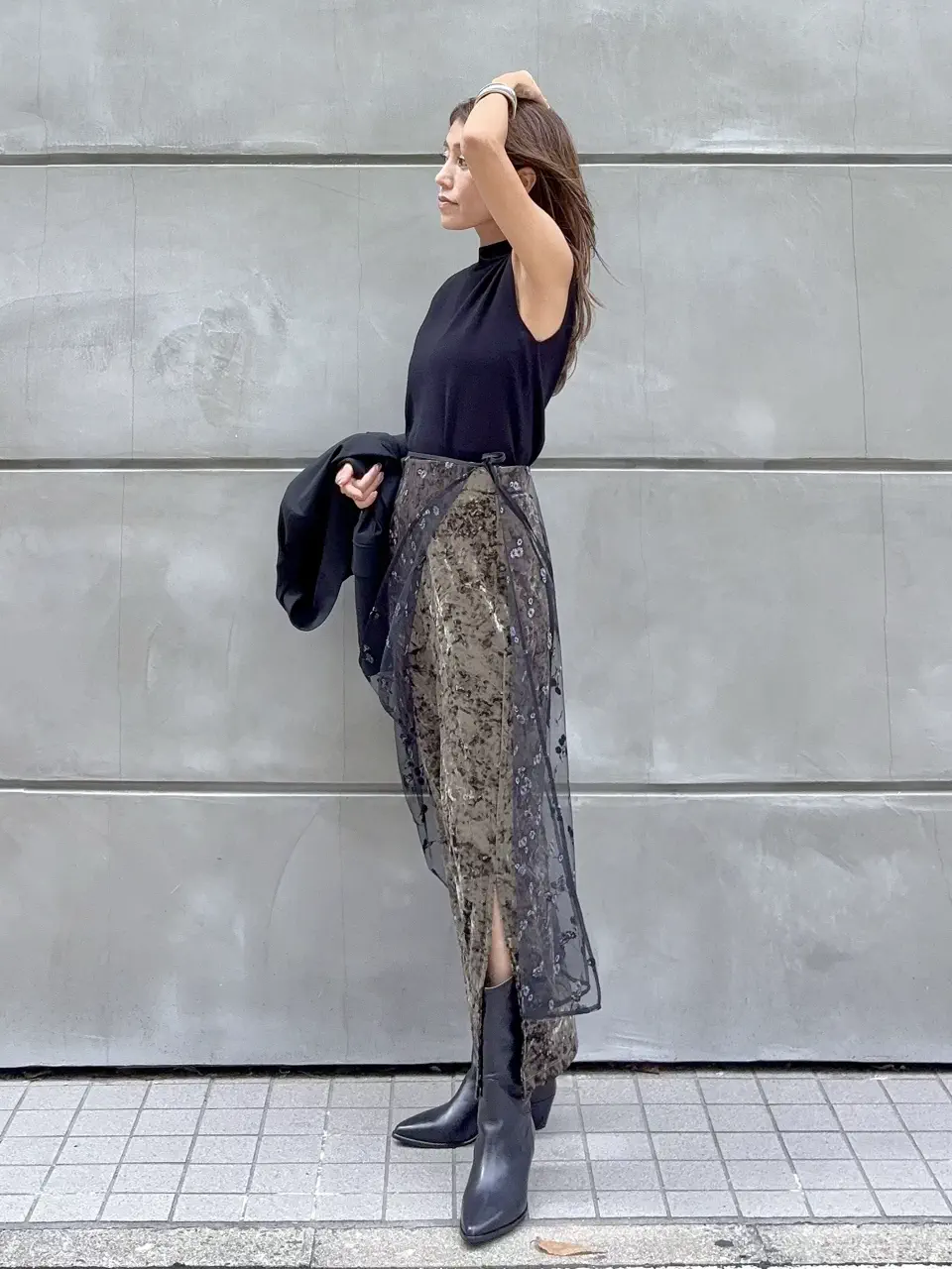 GRACE CONTINENTAL yukimi yonee コーディネート画像