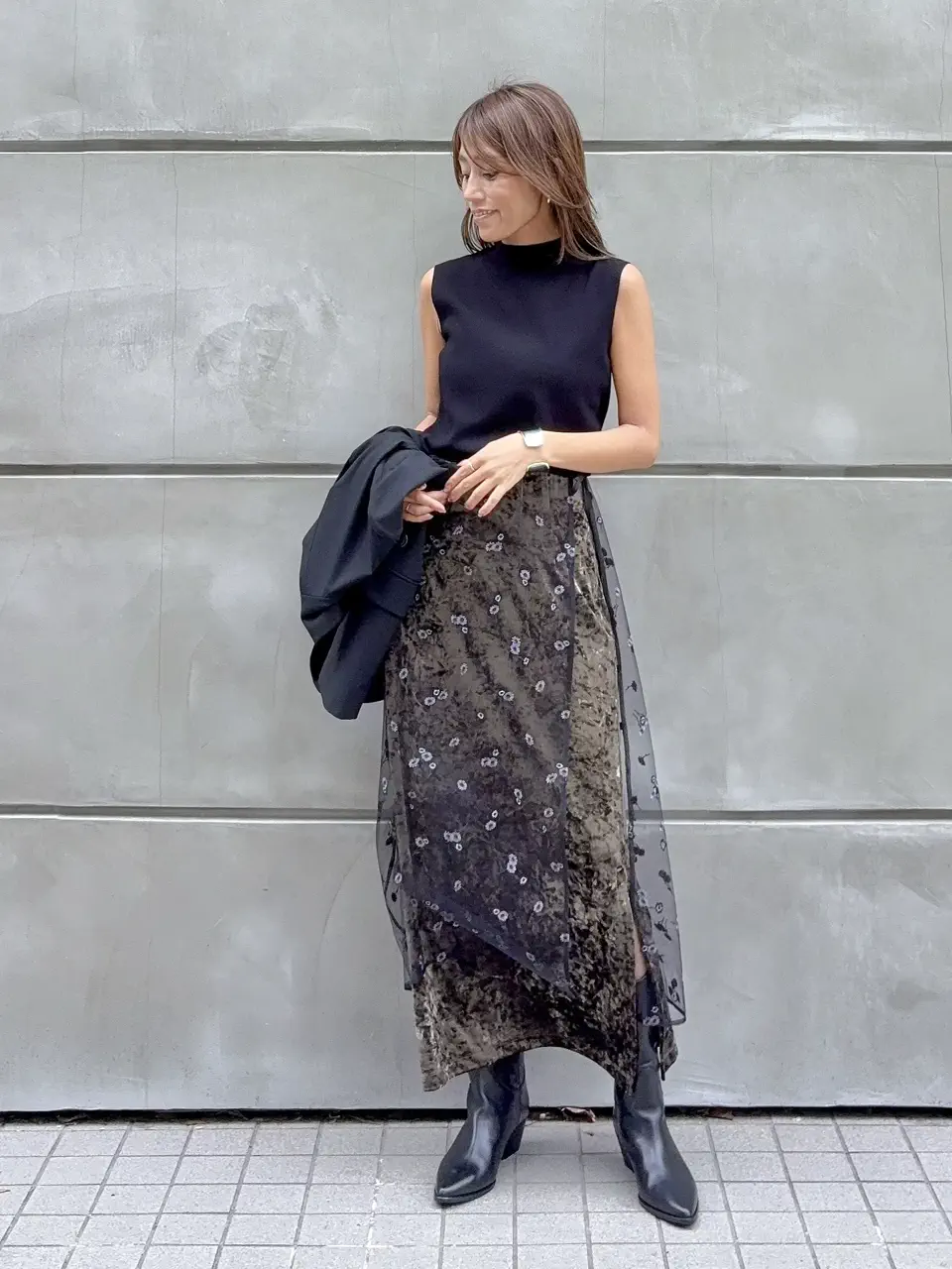 GRACE CONTINENTAL yukimi yonee コーディネート画像