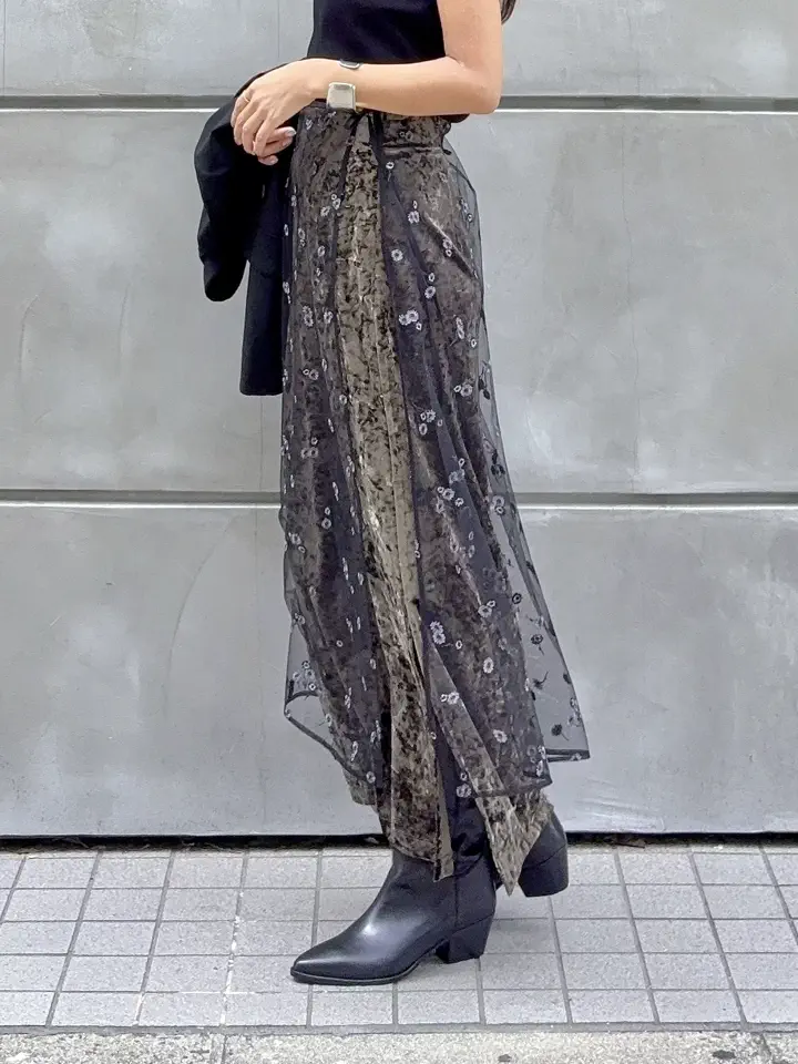 GRACE CONTINENTAL yukimi yonee コーディネート画像