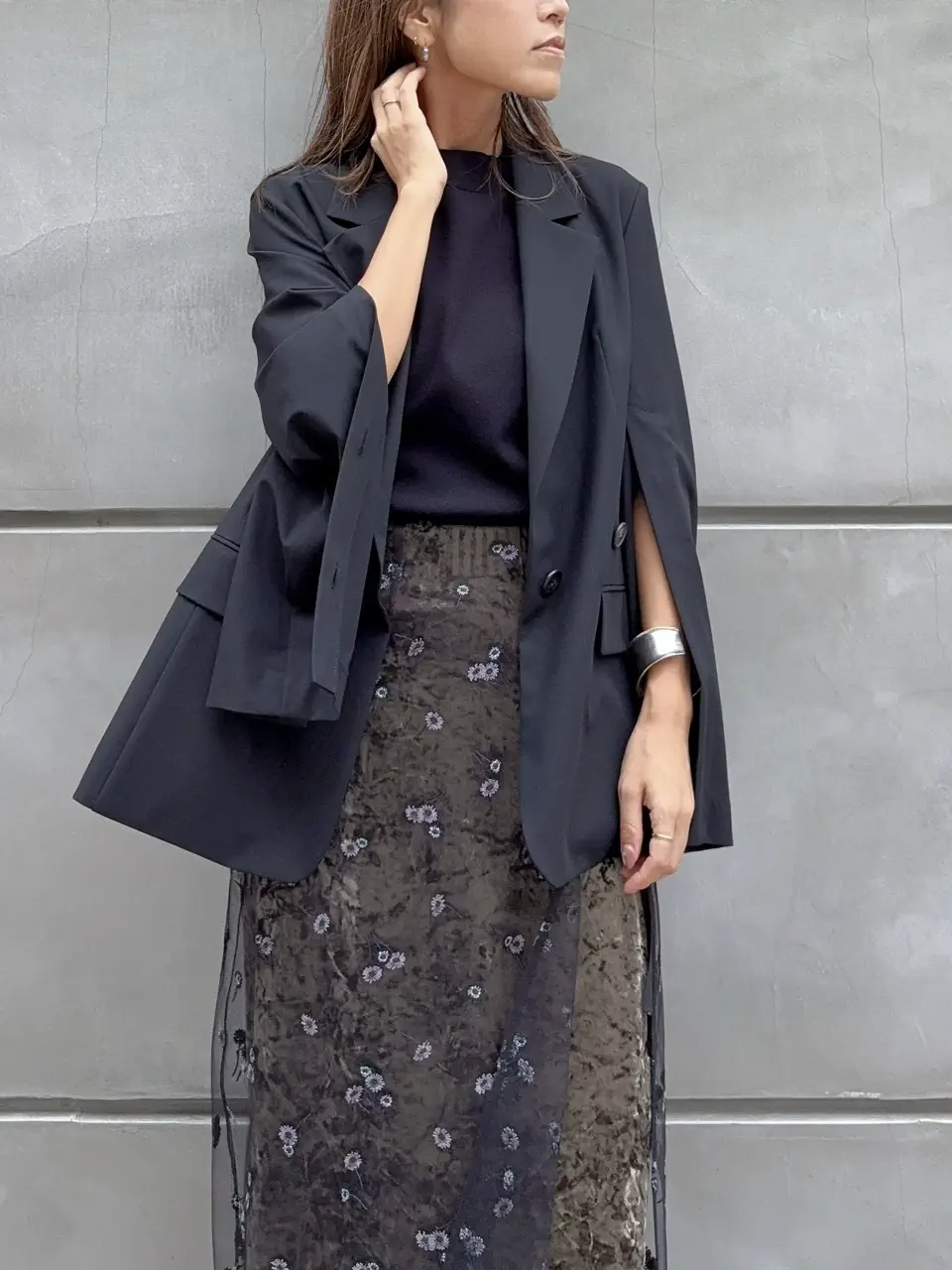 GRACE CONTINENTAL yukimi yonee コーディネート画像