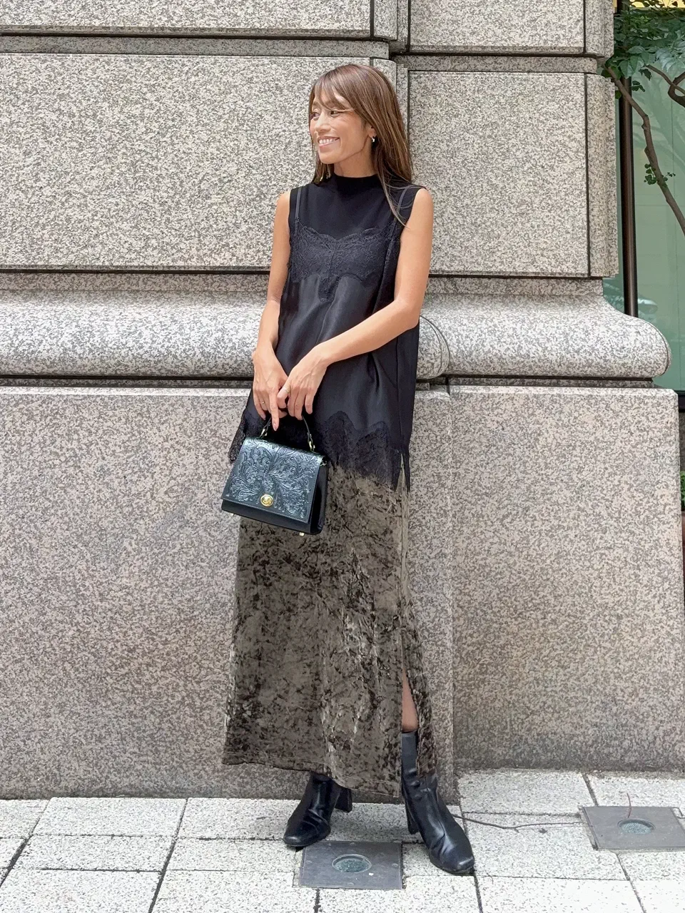 GRACE CONTINENTAL yukimi yonee コーディネート画像