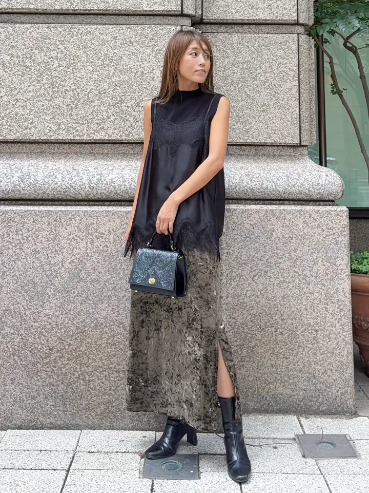 GRACE CONTINENTAL yukimi yonee コーディネート画像