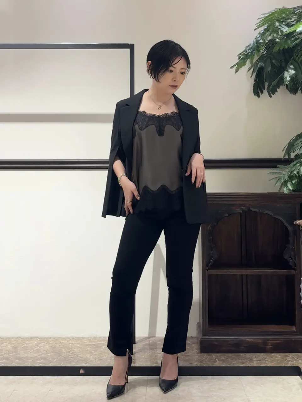 GRACE CONTINENTAL n.YURI コーディネート画像