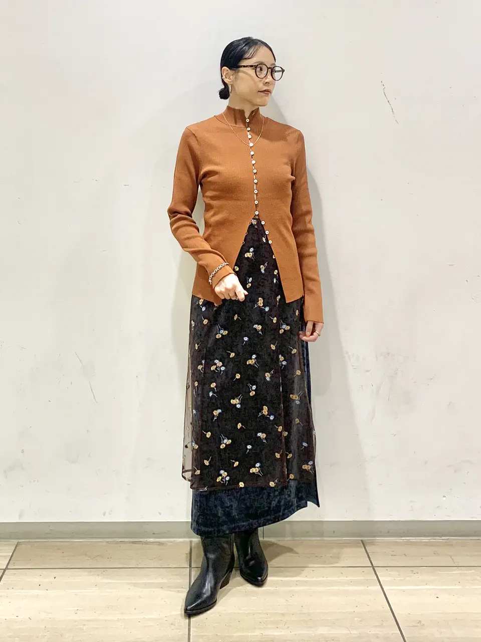  haruka iwasaki コーディネート画像