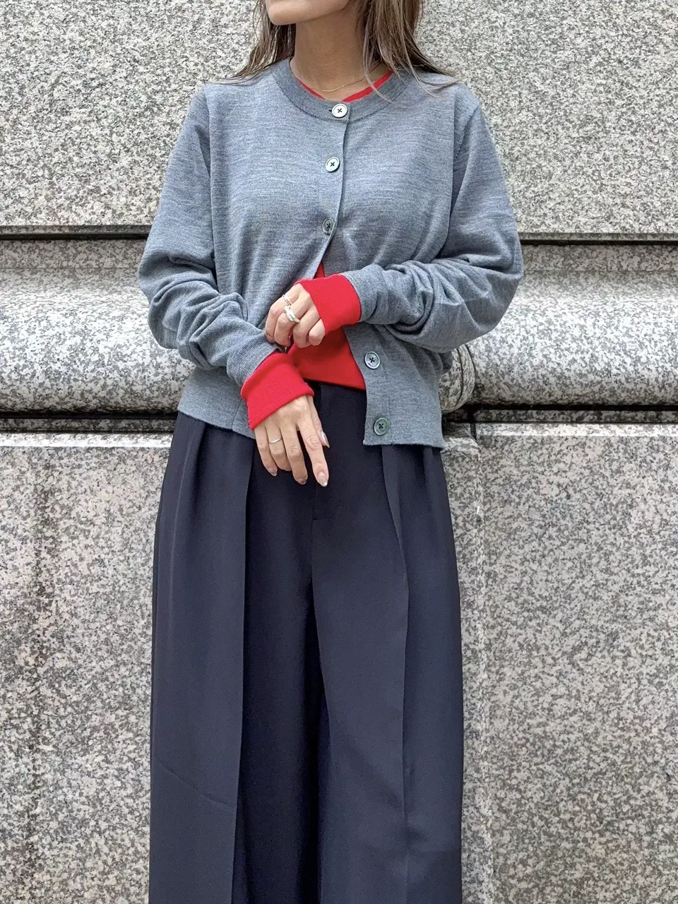 GRACE CONTINENTAL yukimi yonee コーディネート画像
