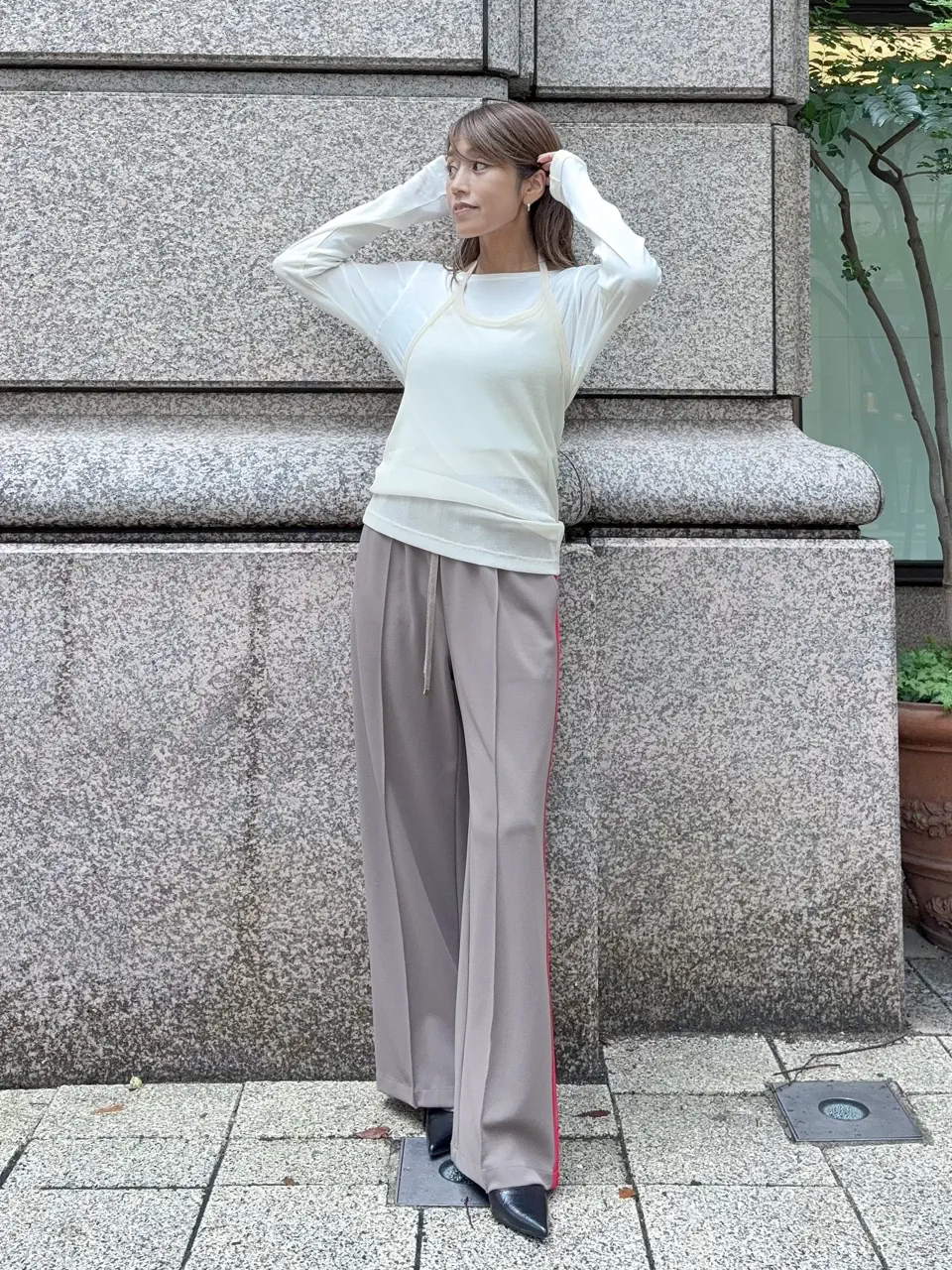 GRACE CONTINENTAL yukimi yonee コーディネート画像