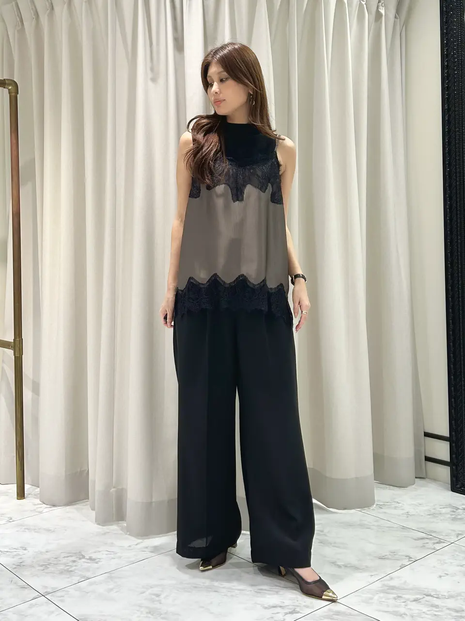 GRACE CONTINENTAL 志田　悠 コーディネート画像