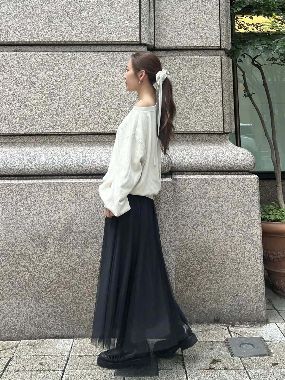 GRACE CONTINENTAL ERINA KATO コーディネート画像