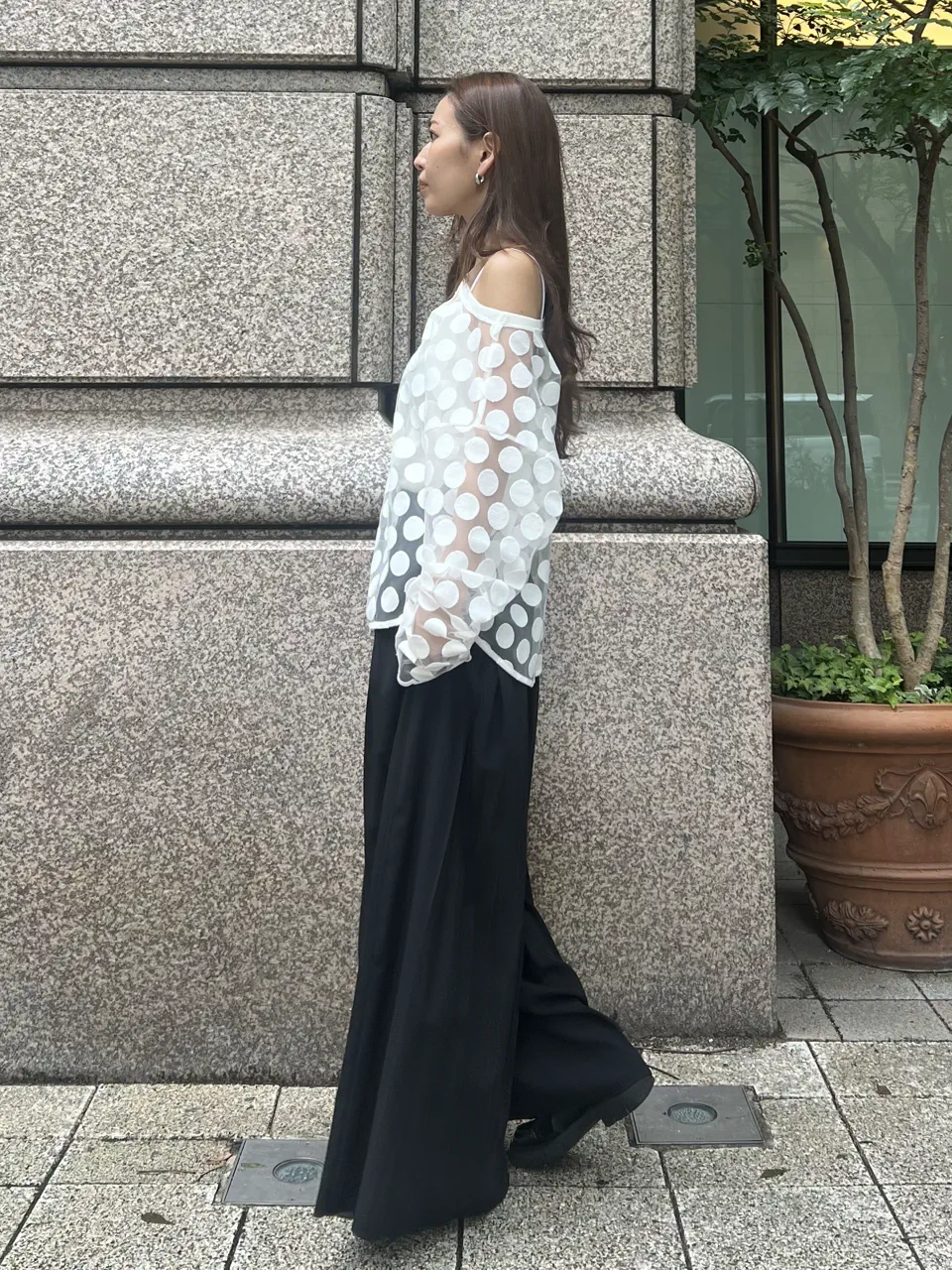 GRACE CONTINENTAL ERINA KATO コーディネート画像