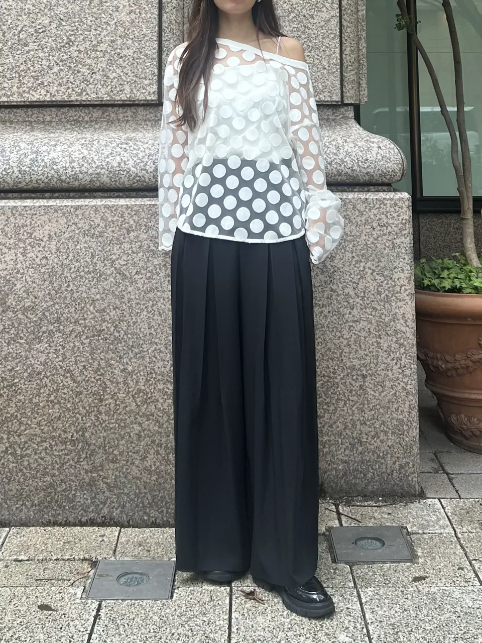 GRACE CONTINENTAL ERINA KATO コーディネート画像