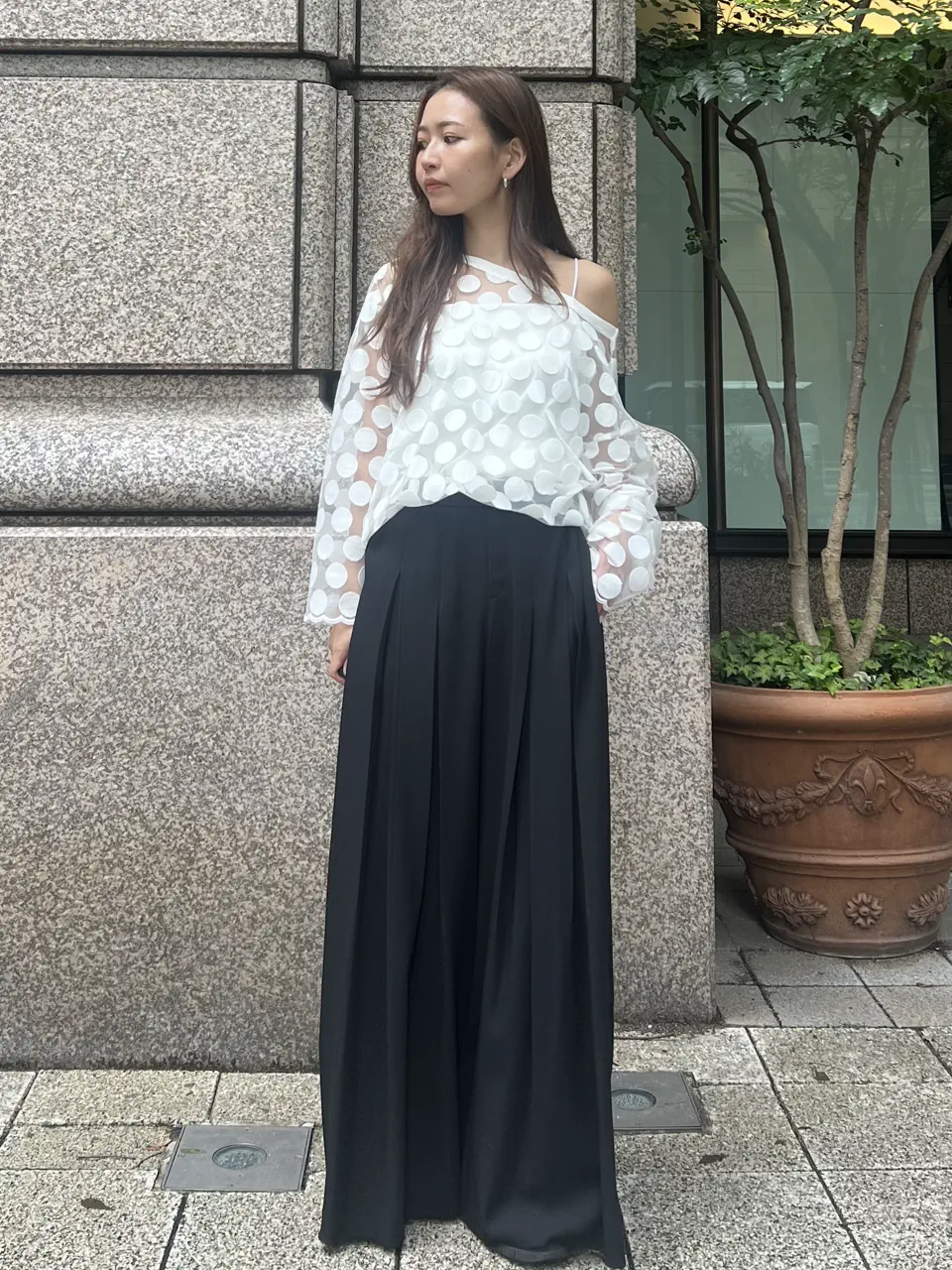 GRACE CONTINENTAL ERINA KATO コーディネート画像
