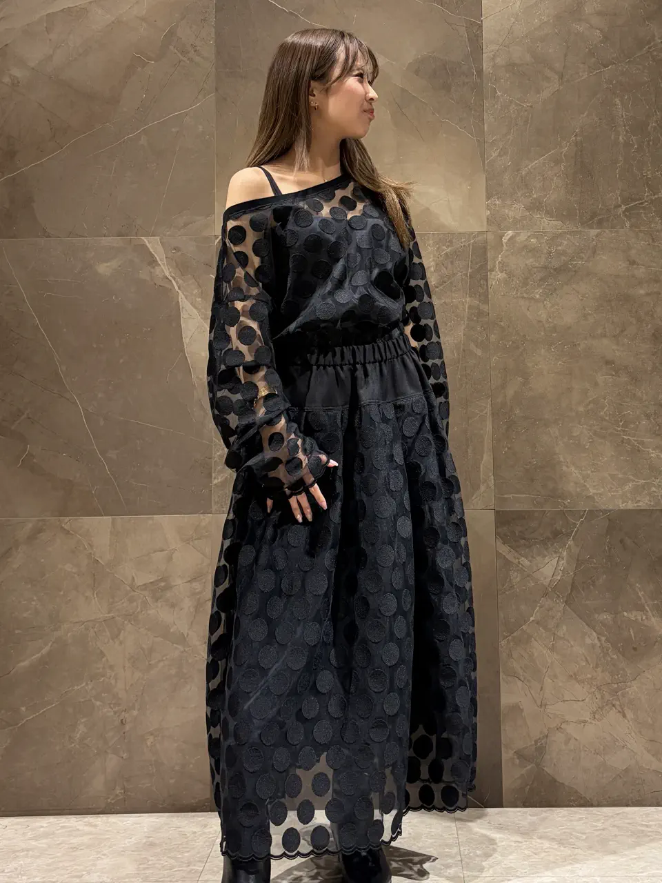 GRACE CONTINENTAL Hata Haruna コーディネート画像