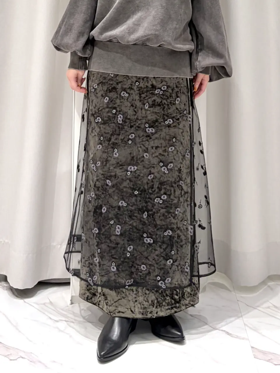 GRACE CONTINENTAL RINA コーディネート画像