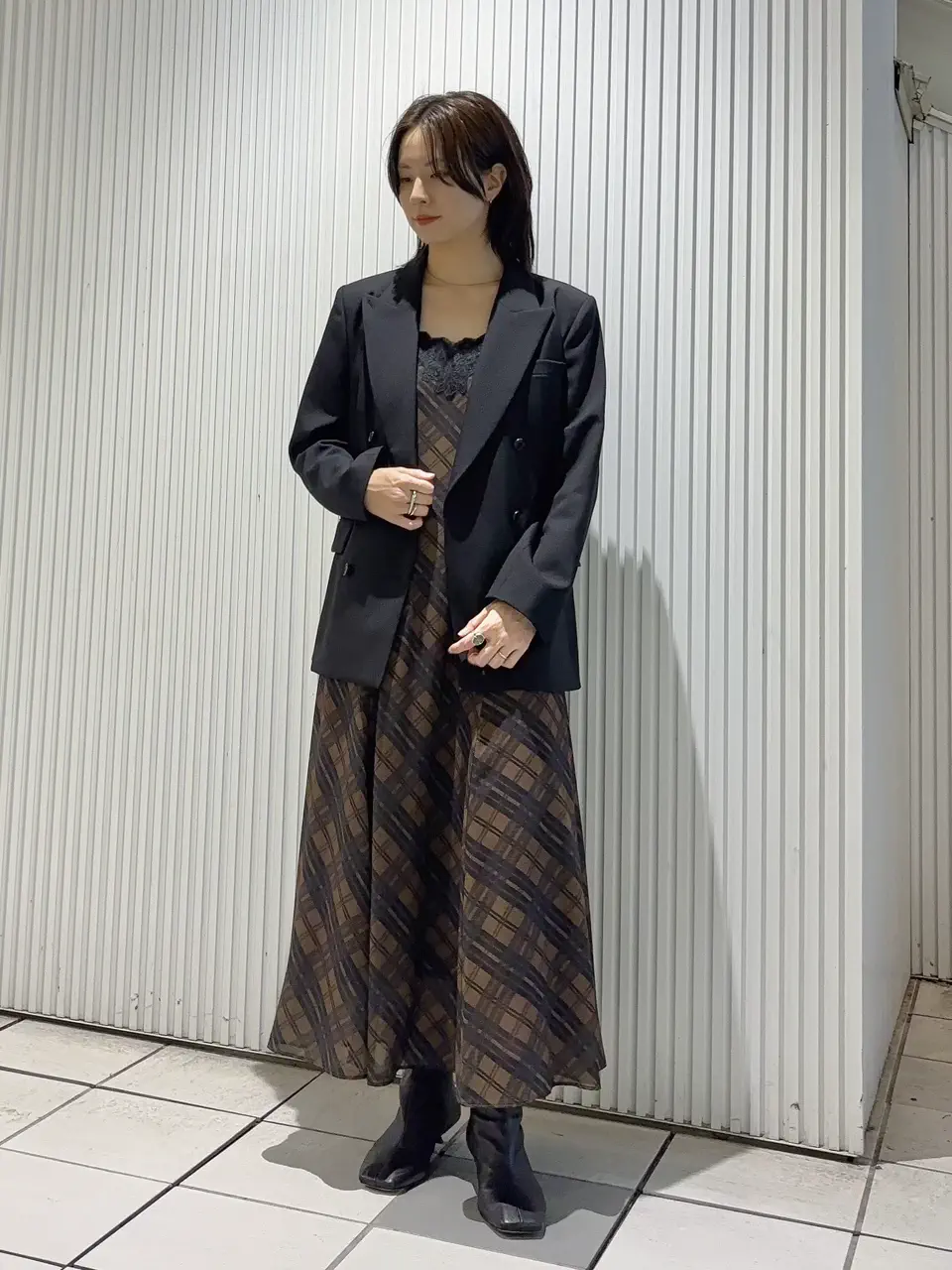 GRACE CONTINENTAL Hikaru Okada コーディネート画像