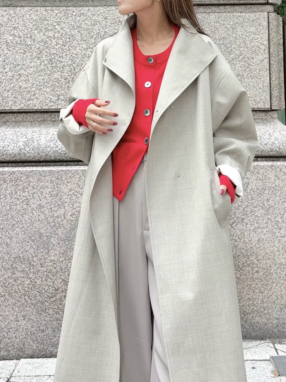 GRACE CONTINENTAL yukimi yonee コーディネート画像