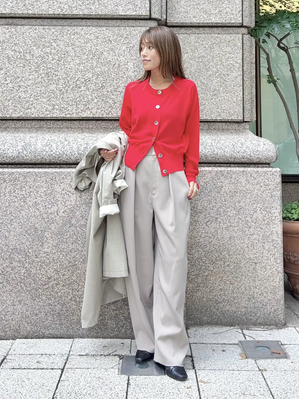 GRACE CONTINENTAL yukimi yonee コーディネート画像