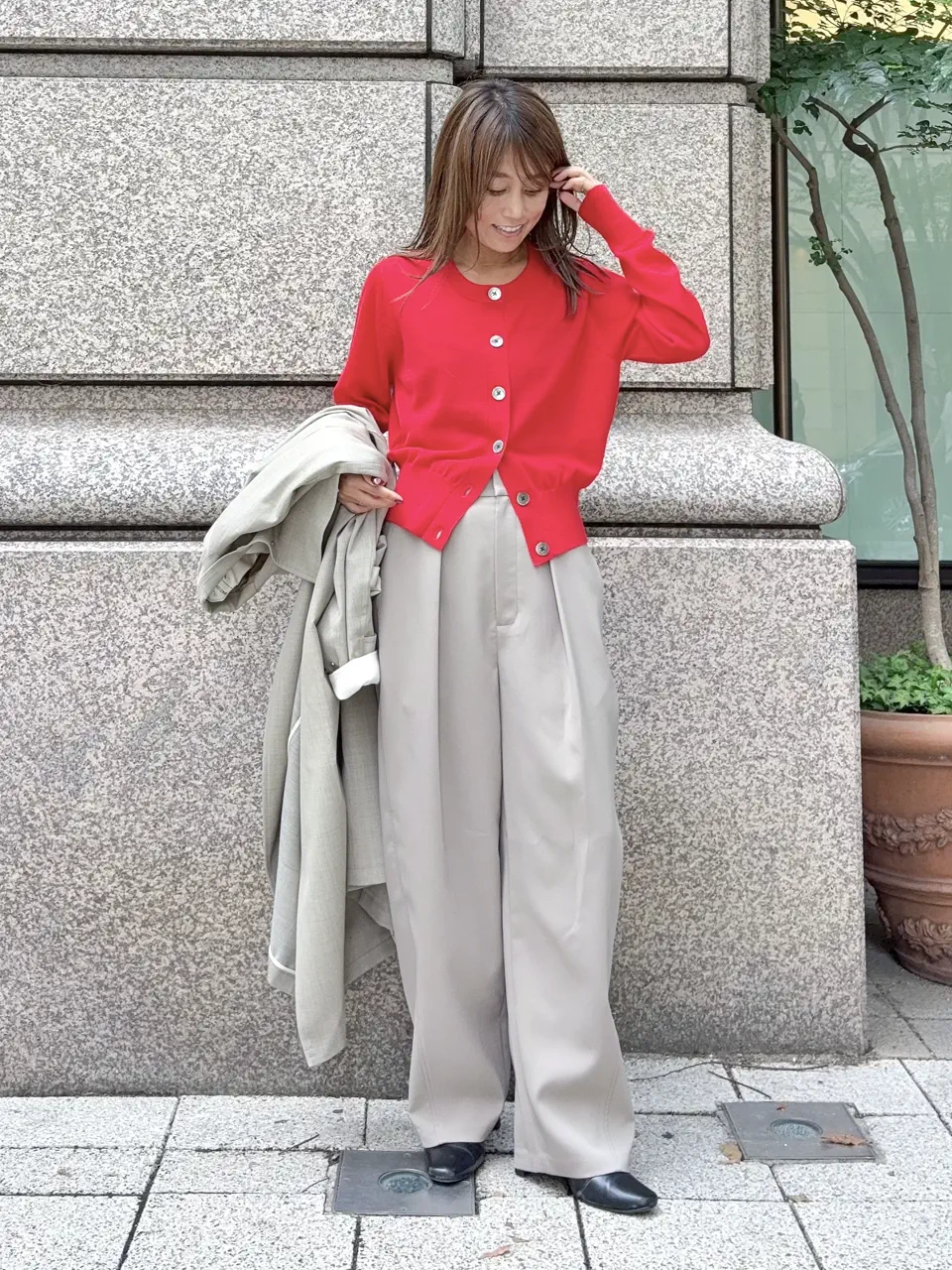 GRACE CONTINENTAL yukimi yonee コーディネート画像