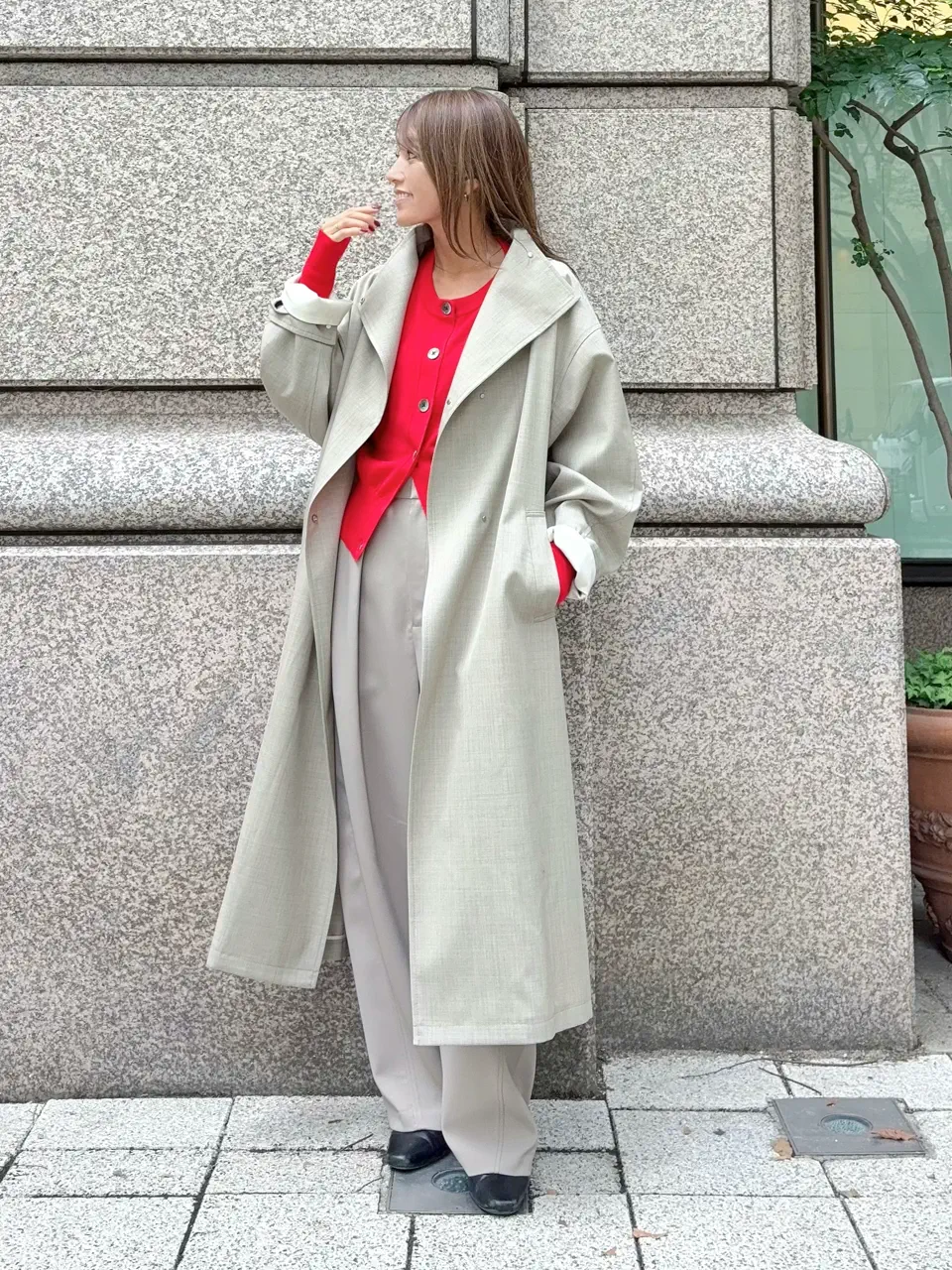 GRACE CONTINENTAL yukimi yonee コーディネート画像