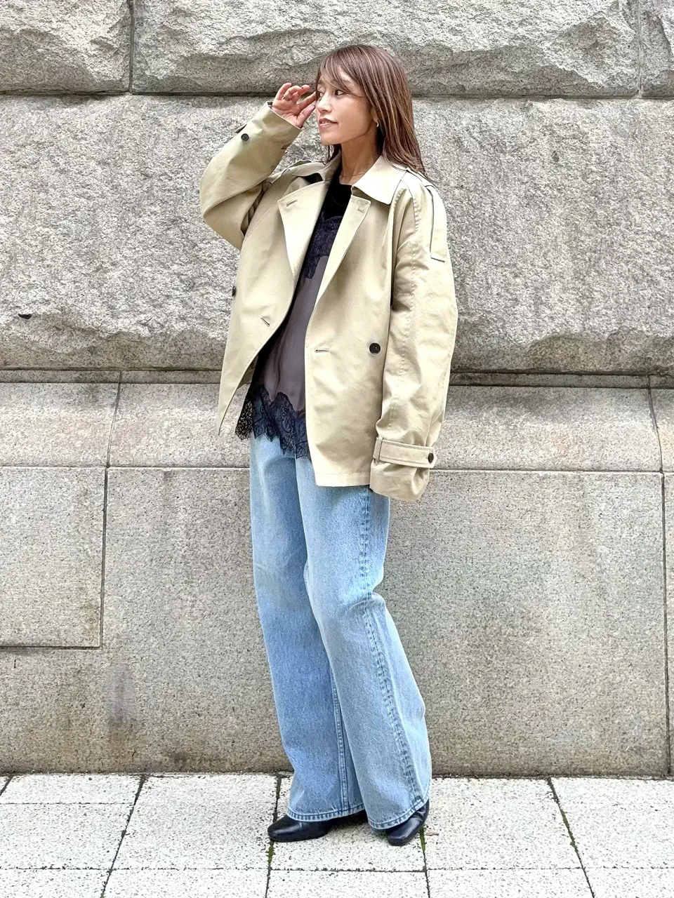 GRACE CONTINENTAL yukimi yonee コーディネート画像
