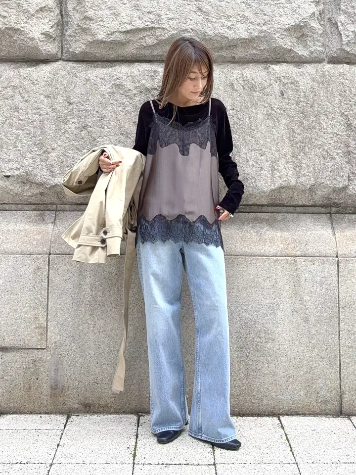 GRACE CONTINENTAL yukimi yonee コーディネート画像