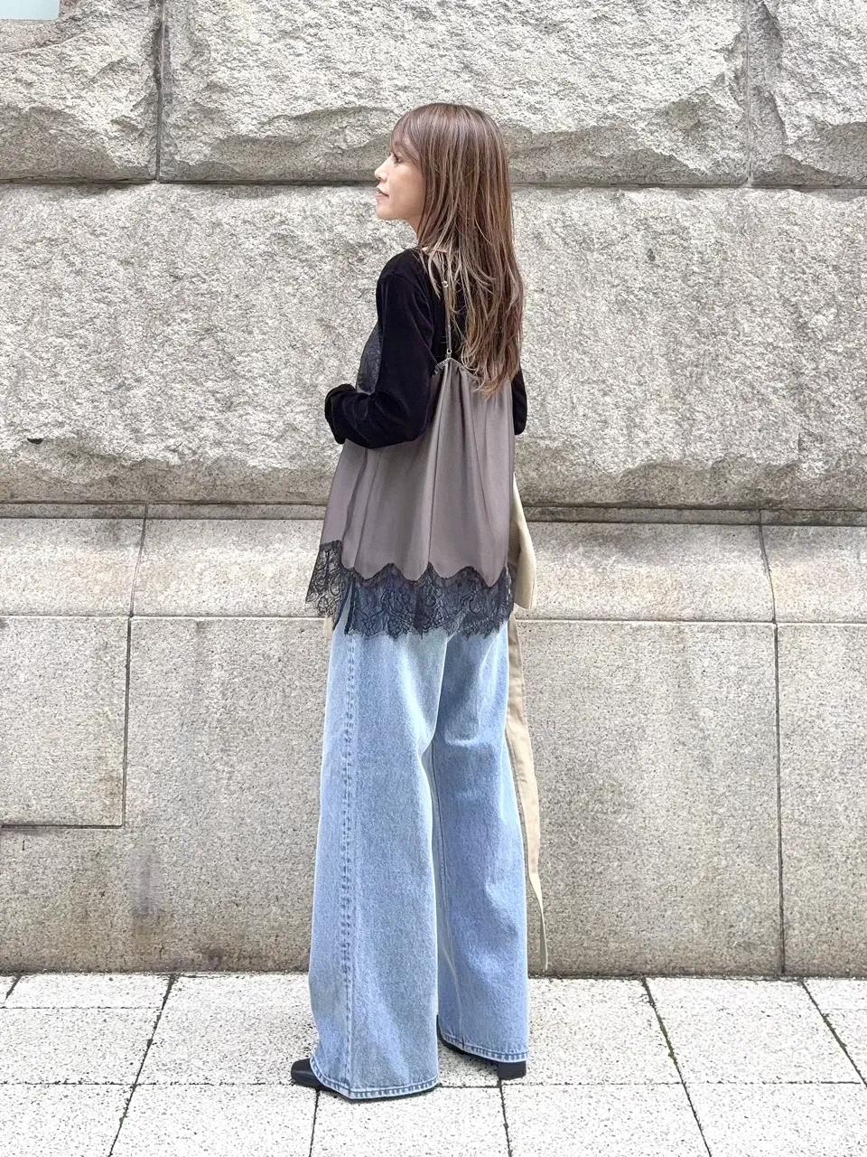 GRACE CONTINENTAL yukimi yonee コーディネート画像