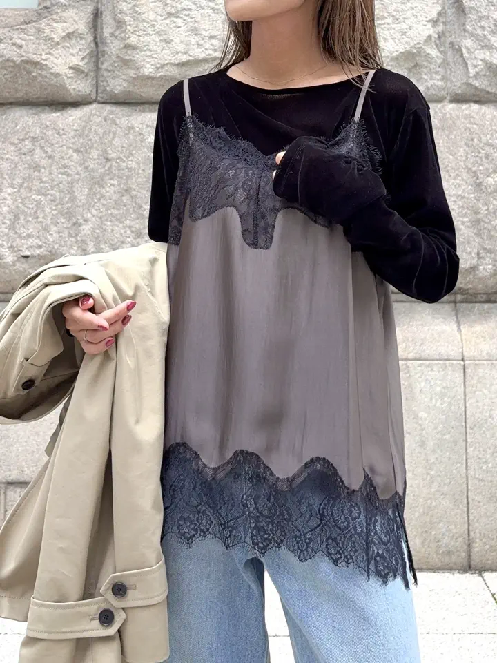 GRACE CONTINENTAL yukimi yonee コーディネート画像